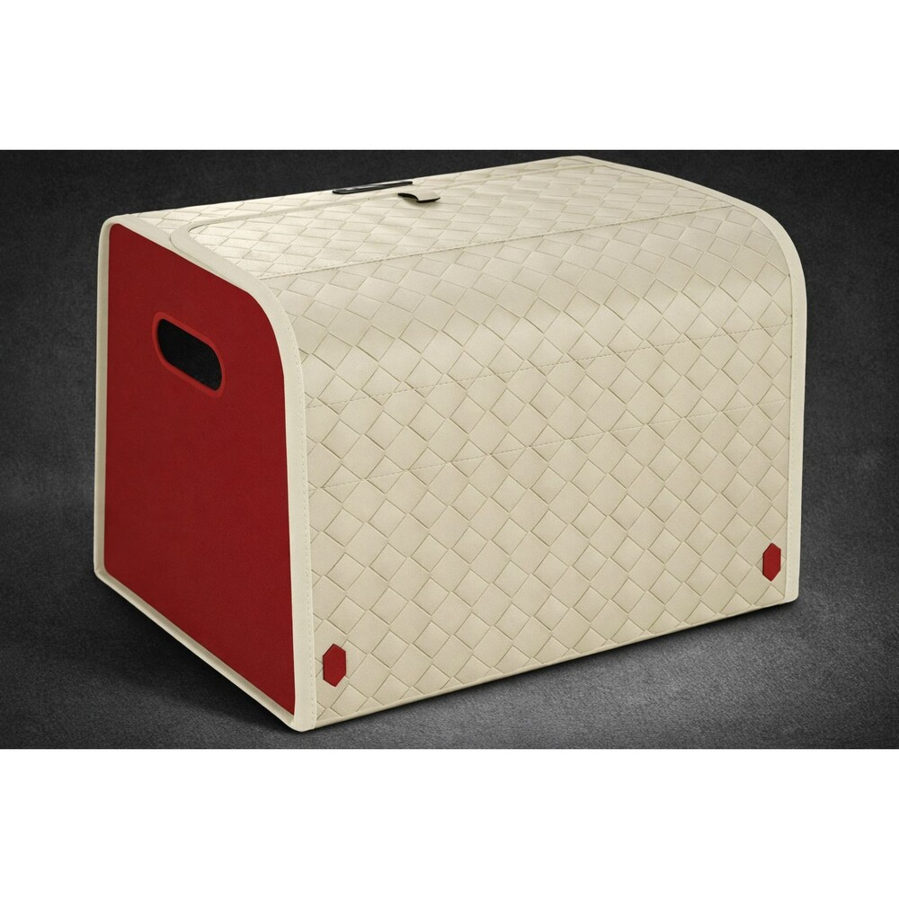 Collapsible Car Trunk Organizer SUV Cargo Storage Bin w Lid Dividers